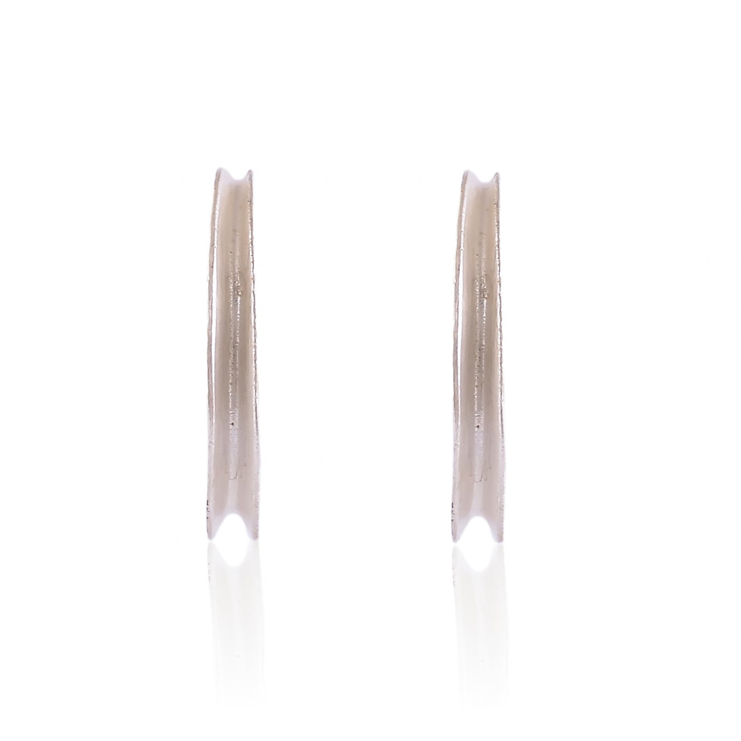 Buy Hand Crafted Silver Gold White Plated Hoop