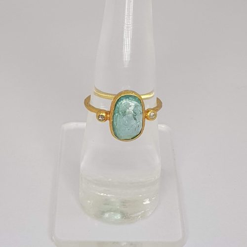 DIAMOND & STONE RING