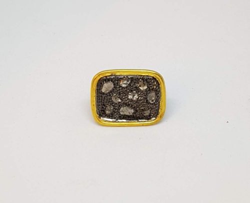 DIAMOND & STONE RING