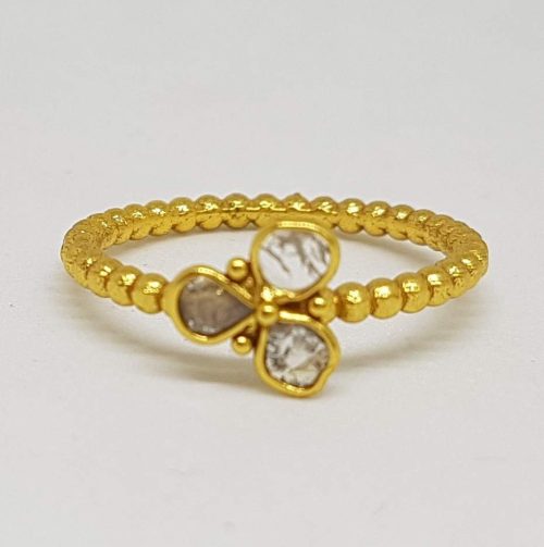 DIAMOND & STONE RING