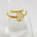 DIAMOND & STONE RING