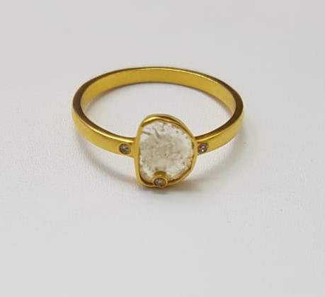 DIAMOND & STONE RING