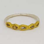 DIAMOND & STONE RING