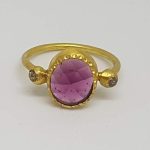 DIAMOND & STONE RING