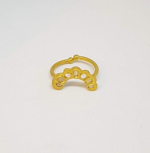 DIAMOND & STONE RING