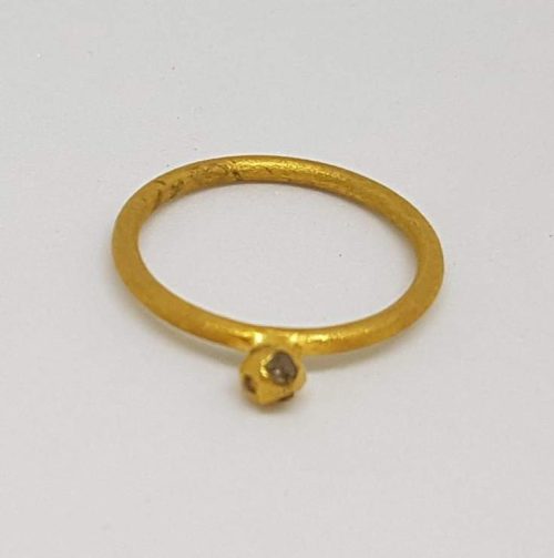 DIAMOND & STONE RING