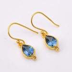 DIAMOND & STONE EARRING
