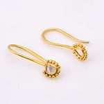 DIAMOND & STONE EARRING