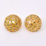 DIAMOND & STONE EARRING