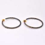 DIAMOND & STONE EARRING