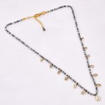 DIAMOND AND STONE NECKLACE