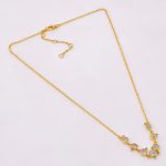 DIAMOND AND STONE NECKLACE