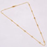 DIAMOND AND STONE NECKLACE