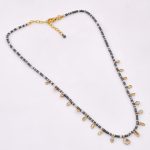 DIAMOND AND STONE NECKLACE