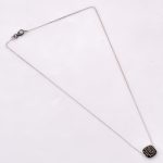 DIAMOND AND STONE NECKLACE