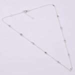 DIAMOND AND STONE NECKLACE