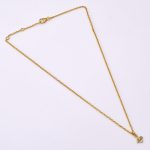 DIAMOND AND STONE NECKLACE