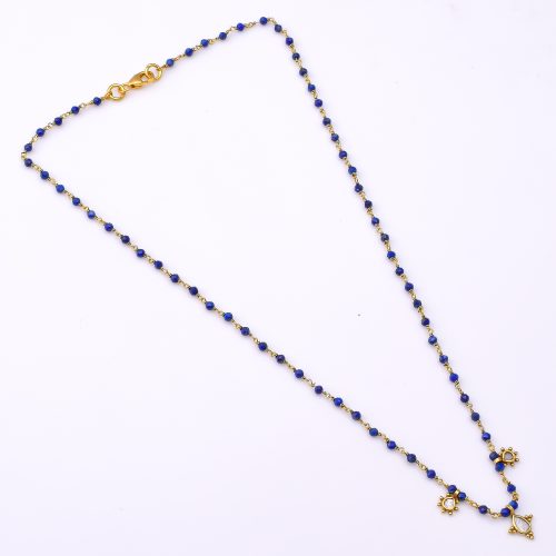 DIAMOND AND STONE NECKLACE
