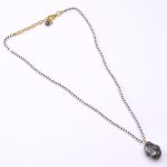 DIAMOND AND STONE NECKLACE