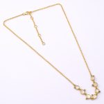 DIAMOND AND STONE NECKLACE