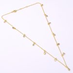 DIAMOND AND STONE NECKLACE