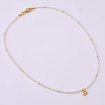 DIAMOND AND STONE NECKLACE