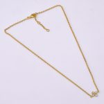 DIAMOND AND STONE NECKLACE
