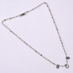 DIAMOND AND STONE NECKLACE