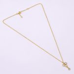 DIAMOND AND STONE NECKLACE