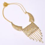 DIAMOND AND STONE NECKLACE