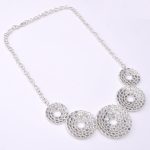 DIAMOND AND STONE NECKLACE