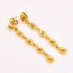 DIAMOND & STONE EARRING