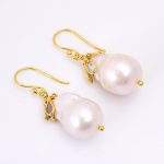 DIAMOND & STONE EARRING