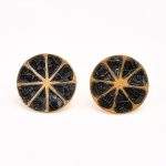 DIAMOND & STONE EARRING