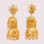 DIAMOND & STONE EARRING