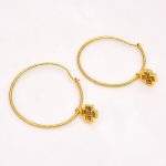 DIAMOND & STONE EARRING