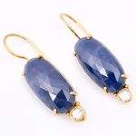 DIAMOND & STONE EARRING