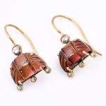 DIAMOND & STONE EARRING