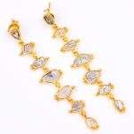 DIAMOND & STONE EARRING