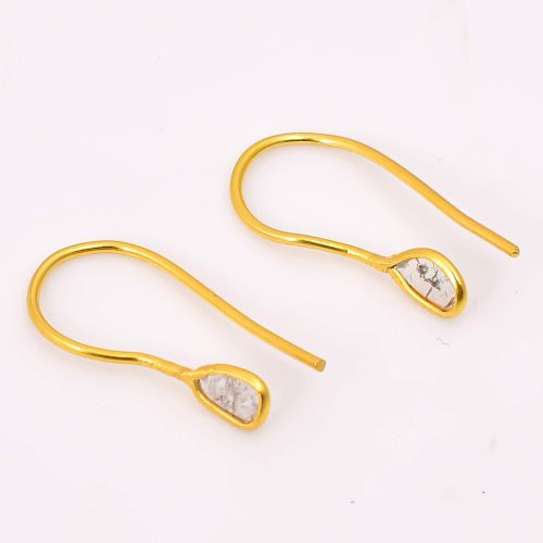 DIAMOND & STONE EARRING