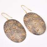 DIAMOND & STONE EARRING