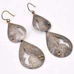 DIAMOND & STONE EARRING