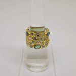 DIAMOND & STONE RING