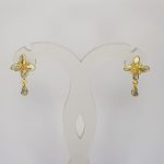 DIAMOND & STONE EARRING
