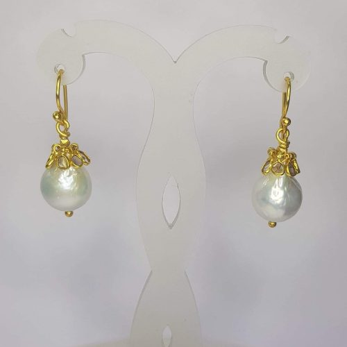 DIAMOND & STONE EARRING