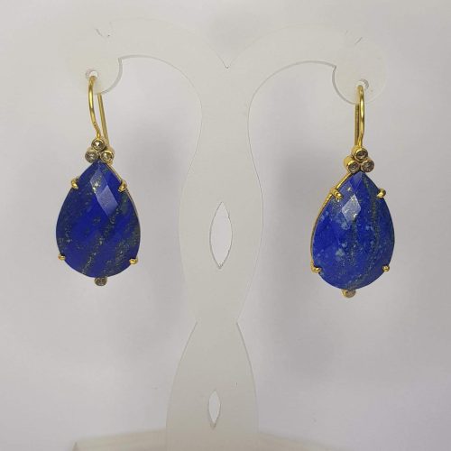DIAMOND & STONE EARRING