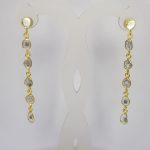 DIAMOND & STONE EARRING