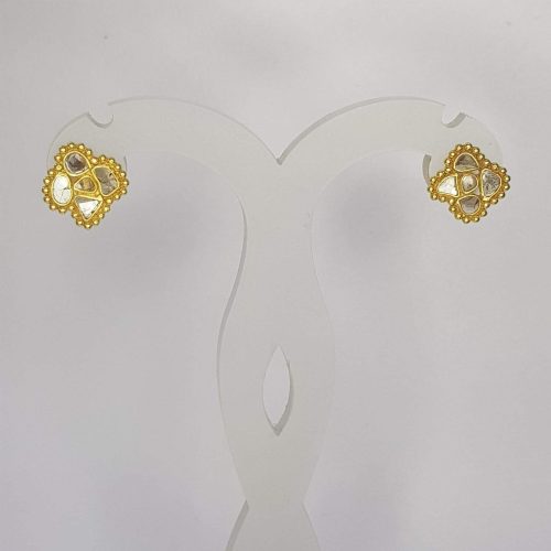 DIAMOND & STONE EARRING
