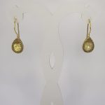 DIAMOND & STONE EARRING