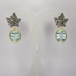 DIAMOND & STONE EARRING